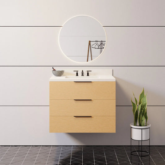 Ferdinanda 30'' Single Bathroom Vanity with Top KBC-OZ30