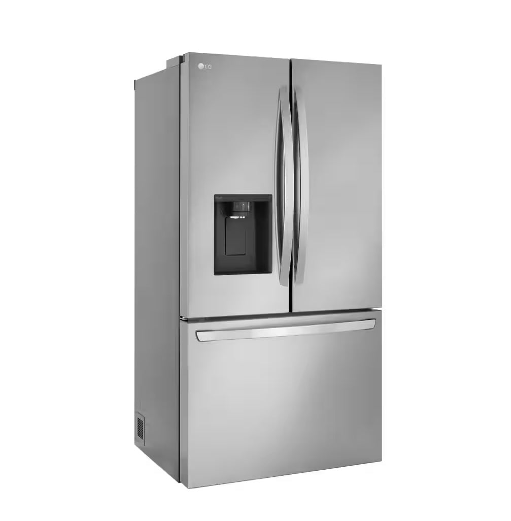 LG
26 cu. ft. Smart Counter-Depth MAX French Door Refrigerator with Dual Ice Makers in PrintProof Stainless Steel Model # LRFXC2606S