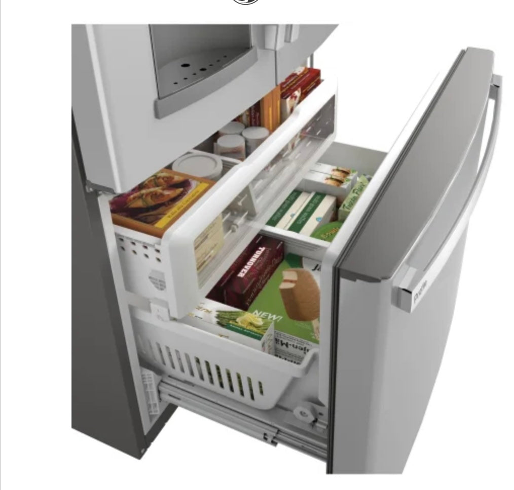 GE Profile Profile 36 Inch Wide 27.7 Cu. Ft. French Door Refrigerator with Hands-Free AutoFill Dispenser PFE28KYNJFS