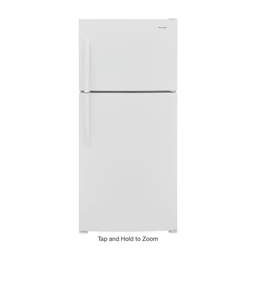 Frigidaire
30 in. 20 cu. ft. Freestanding Top Freezer Refrigerator in White Energy Star 012471371