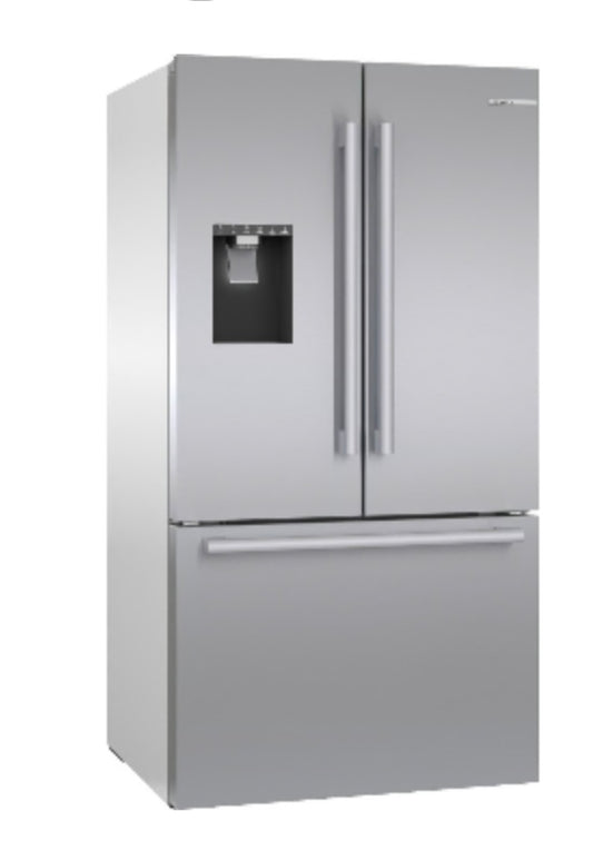 Bosch 500 Series French Door Bottom Mount Refrigerator 36" Brushed steel anti-fingerprint B36FD50SNS