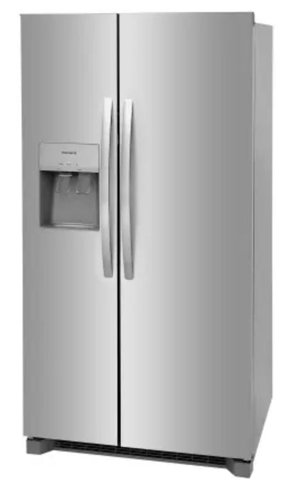 Frigidaire-25-6-cu-ft-Side-by-Side-Refrigerator-with-Ice-Maker-Easycare-Stainless-Steel-ENERGY-STAR MODEL #FRSS26L3AFA 1230143