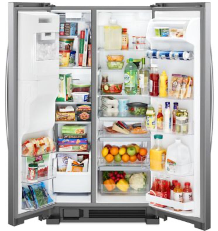 Whirlpool ( WRS555SI )36-inch Wide Side-by-Side Refrigerator - 25 cu. ft.