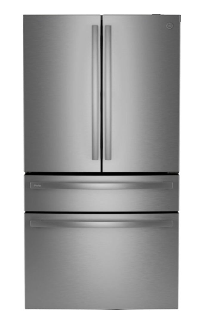 GE Profile PGE29BYTFS - 28.7 Cu. Ft. 4 Door French Door Refrigerator with Dual-Dispense AutoFill Pitcher - Stainless Steel 835666