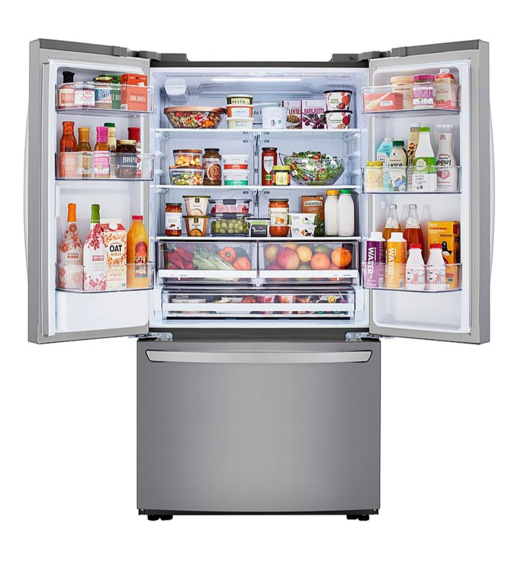 LG  LRFWS2906V. 29 Cu. Ft. French Door-in-Door Smart Refrigerator with External Water Dispenser - Stainless Steel 6199787