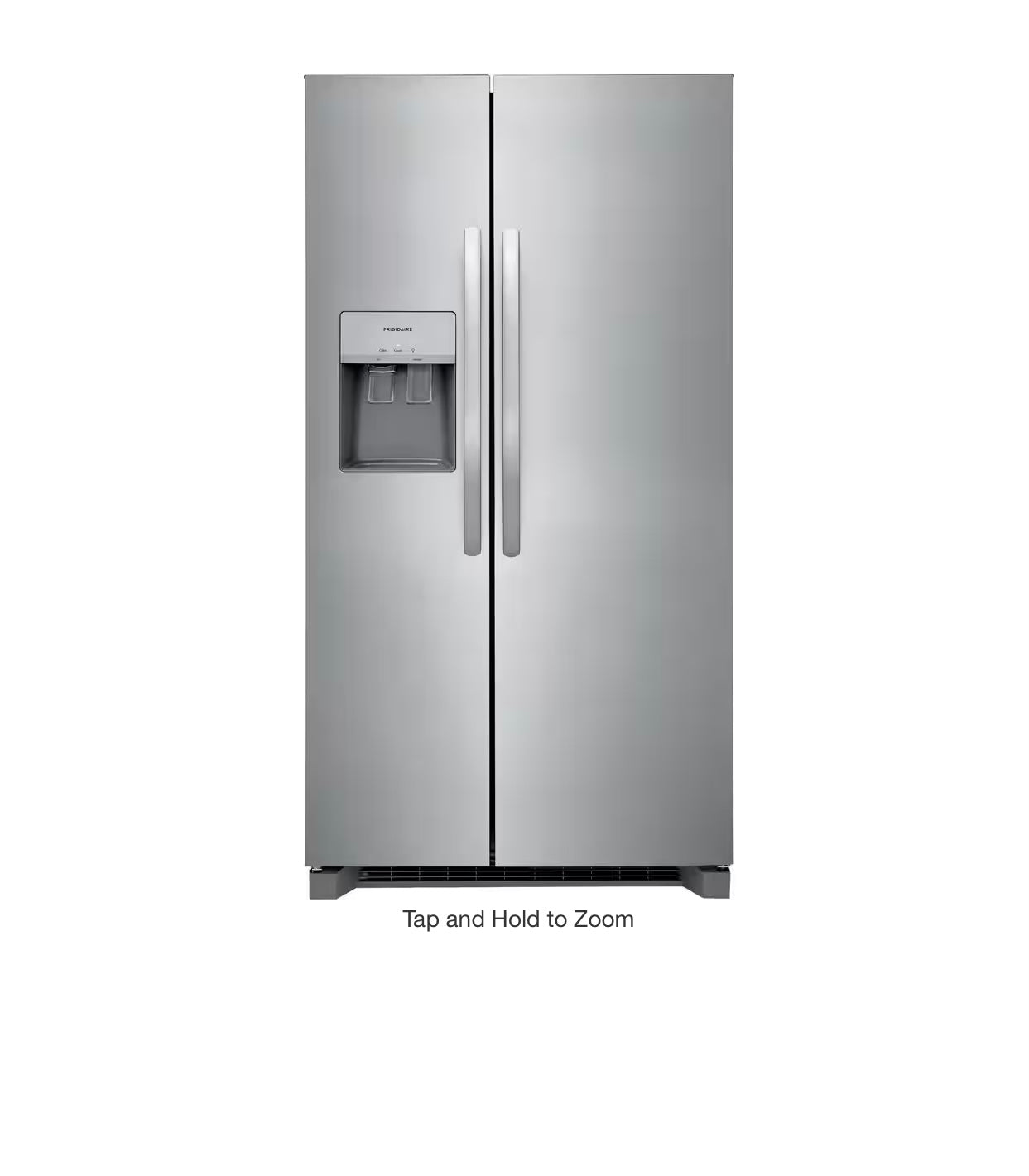 36 in. 25.6 cu. ft. Side by Side Refrigerator in Stainless Steel, Standard Depth FRSS2623AS 53109112