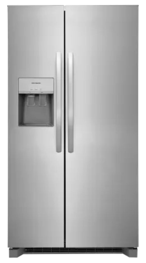 Frigidaire-25-6-cu-ft-Side-by-Side-Refrigerator-with-Ice-Maker-Easycare-Stainless-Steel-ENERGY-STAR MODEL #FRSS26L3AFA 1230143