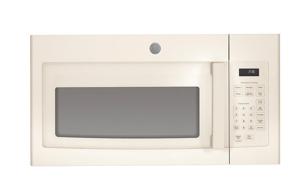 GE JVM3160DF4CC- 1.6 Cu. Ft. Over-the-Range Microwave - Bisque