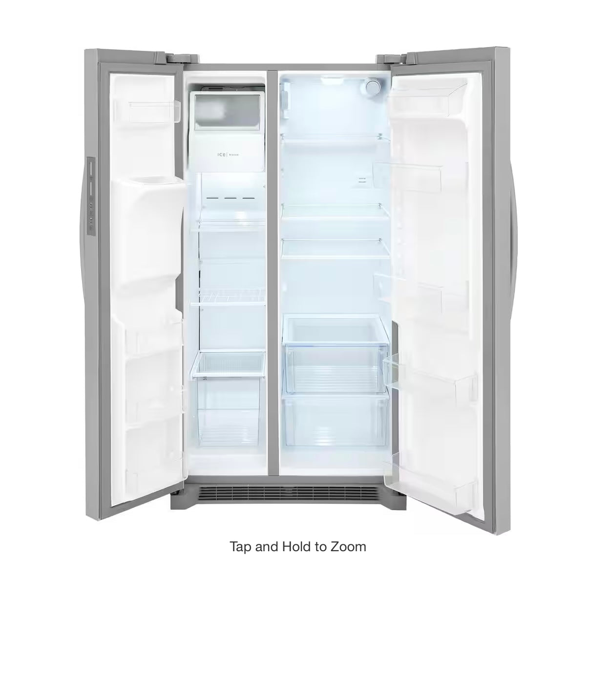 36 in. 25.6 cu. ft. Side by Side Refrigerator in Stainless Steel, Standard Depth FRSS2623AS 53109112