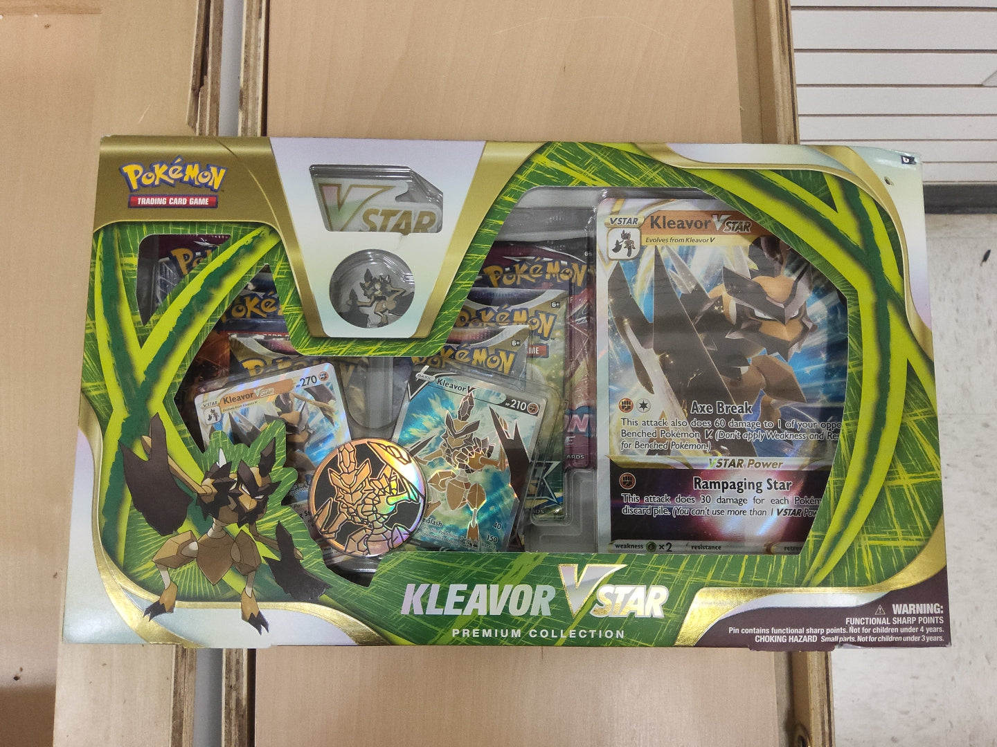 Pokemon trading card game Kleavor V star "Premium Collection" 123454112