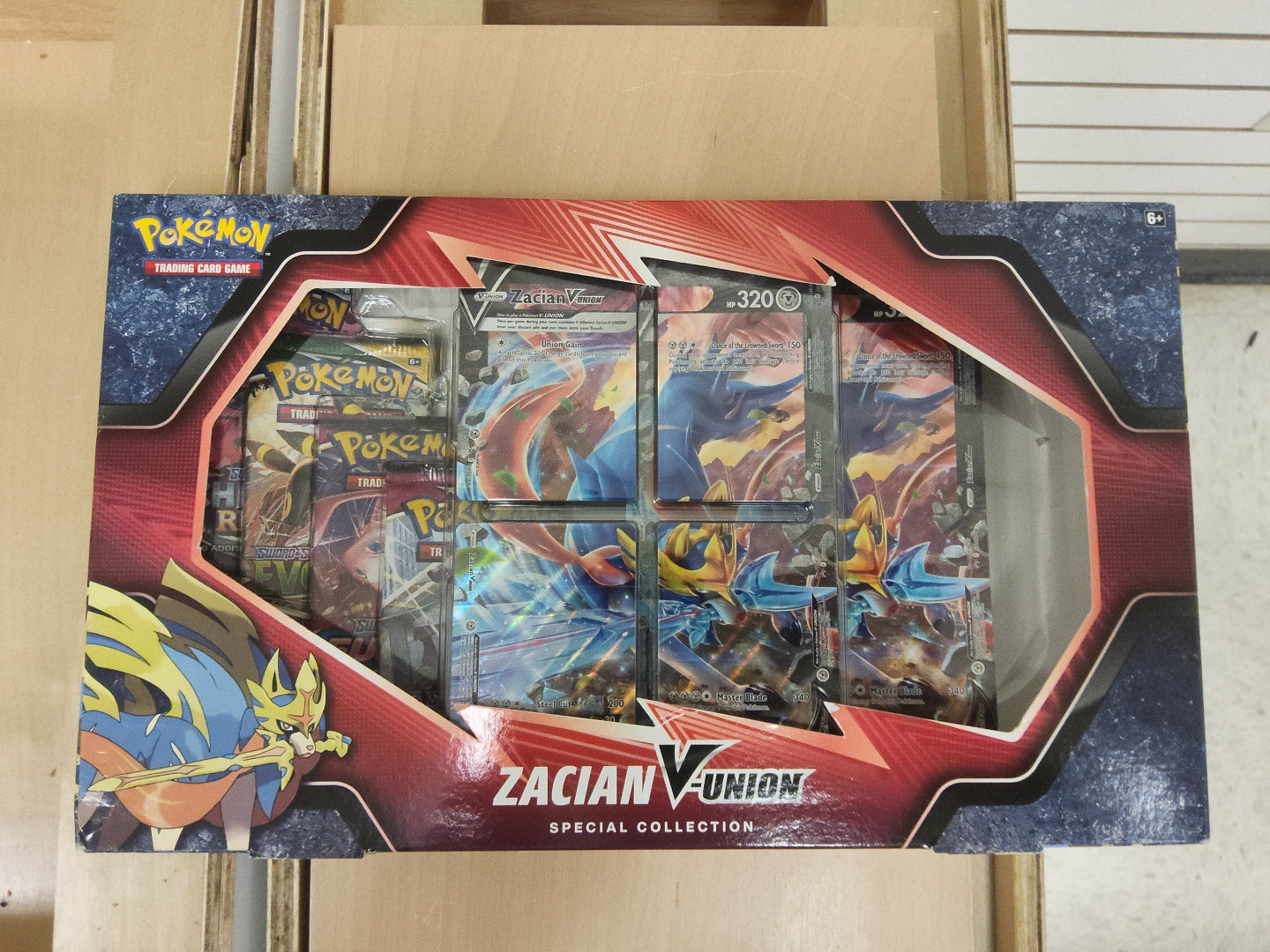 Pokemon trading card game. ZACIAN V-UNION "Special Collection" 165431