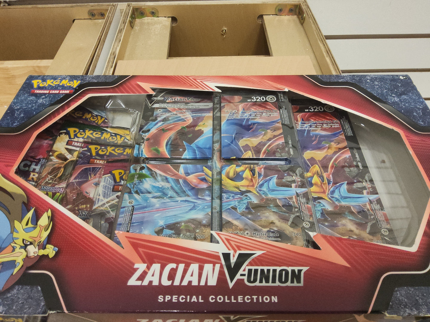 Pokemon trading card game. ZACIAN V-UNION "Special Collection" 165431