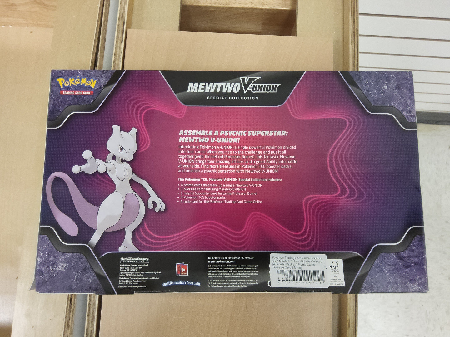 Pokémon TCG: Mewtwo V-UNION Special Collection Trading Cards 8876123457