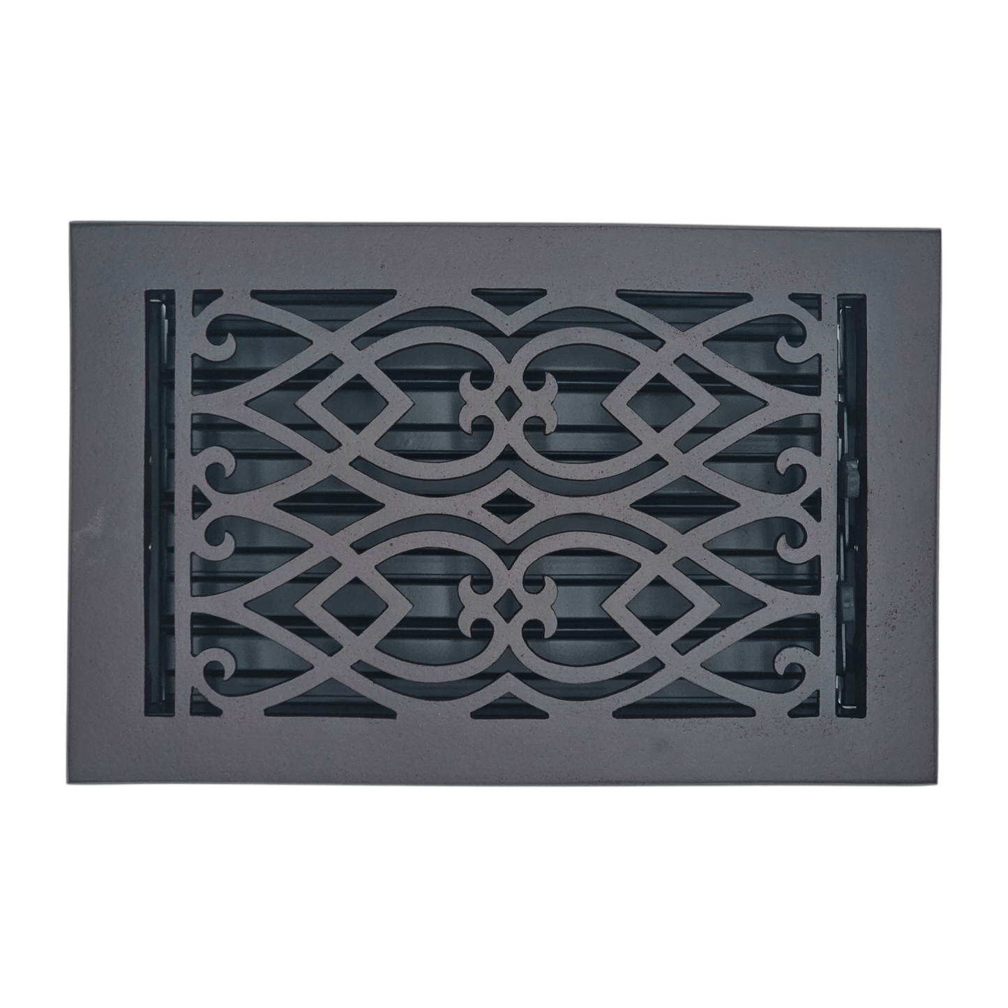 Signature Hardware VIC610-BP | 6 x 10" Victorian Bronze Floor Register (7-1/4" x 12" Overall)