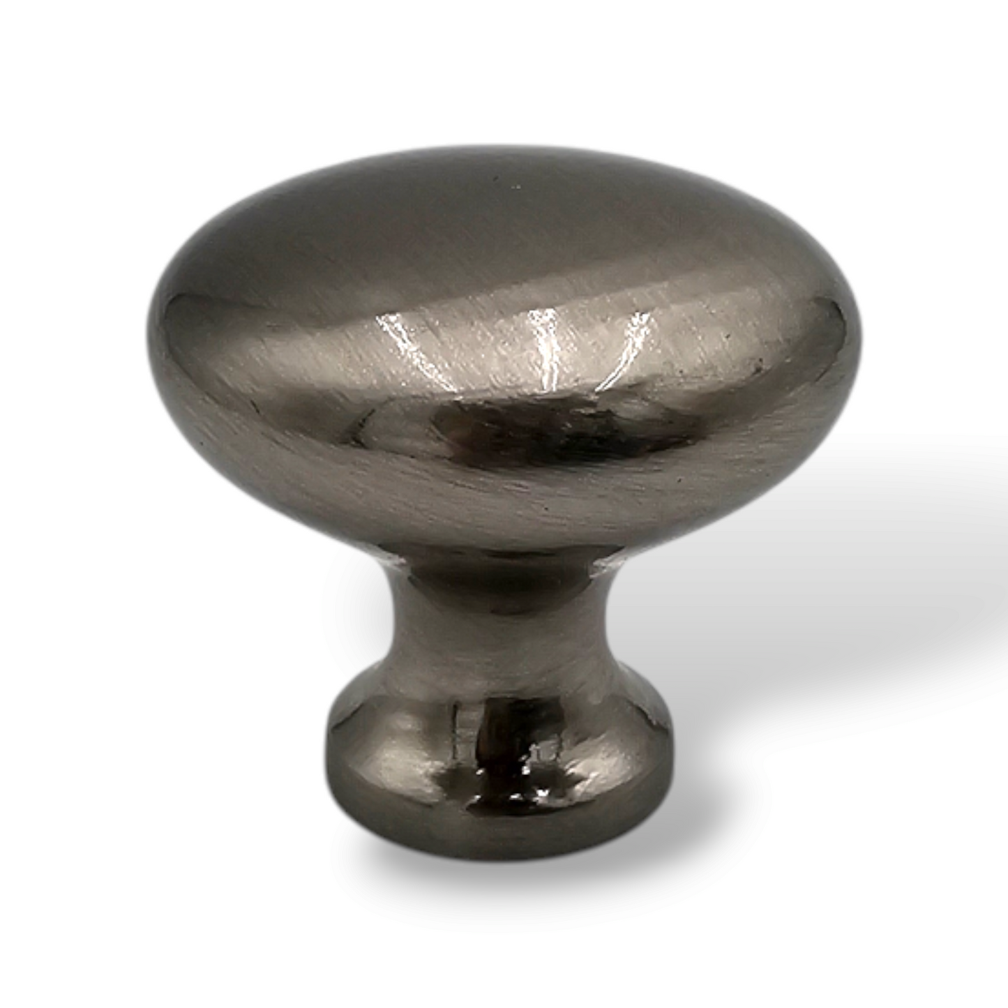 Mushroom Cabinet Knob 1.25" Satin Nickel – Set of 5