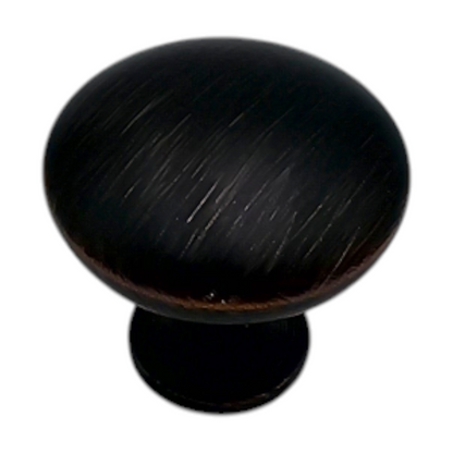 Mushroom Cabinet Knob 1.25" Bronze – Set of 5