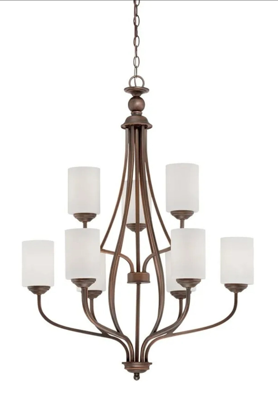 Millennium Lighting Lansing Chandelier Light, Rubbed Bronze - 3059-RBZ