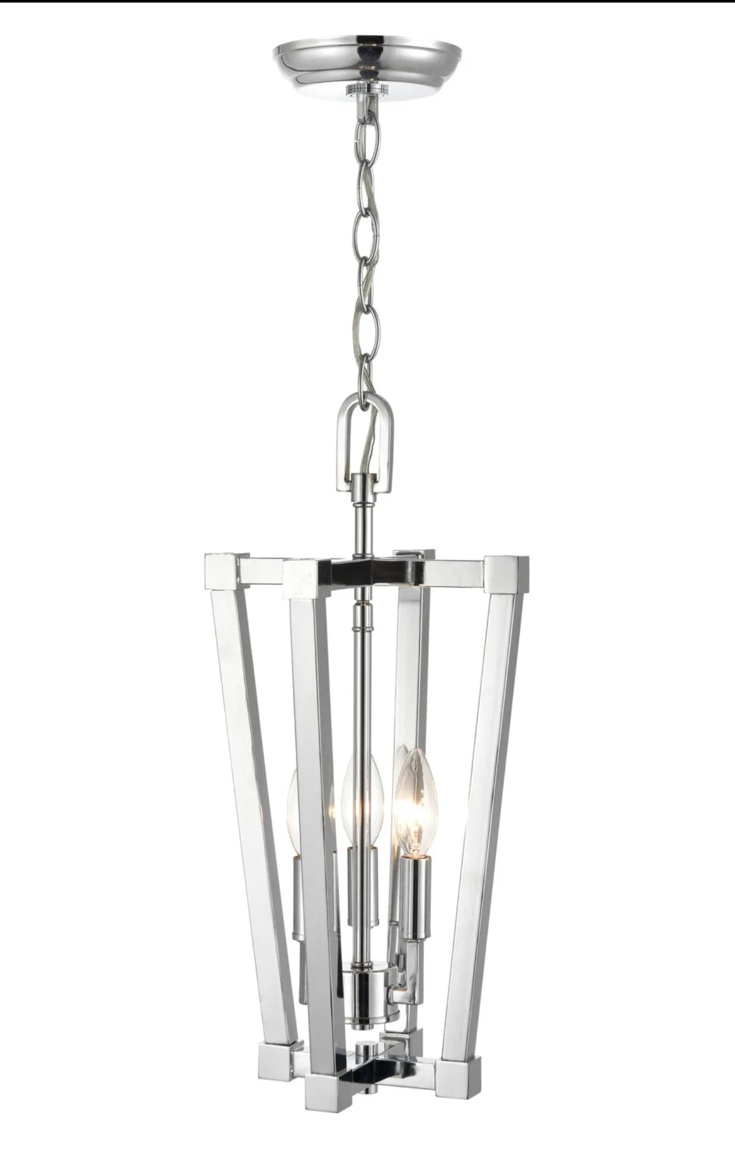 Millennium Lighting 9123 3 Light 9"W Pendant - Chrome