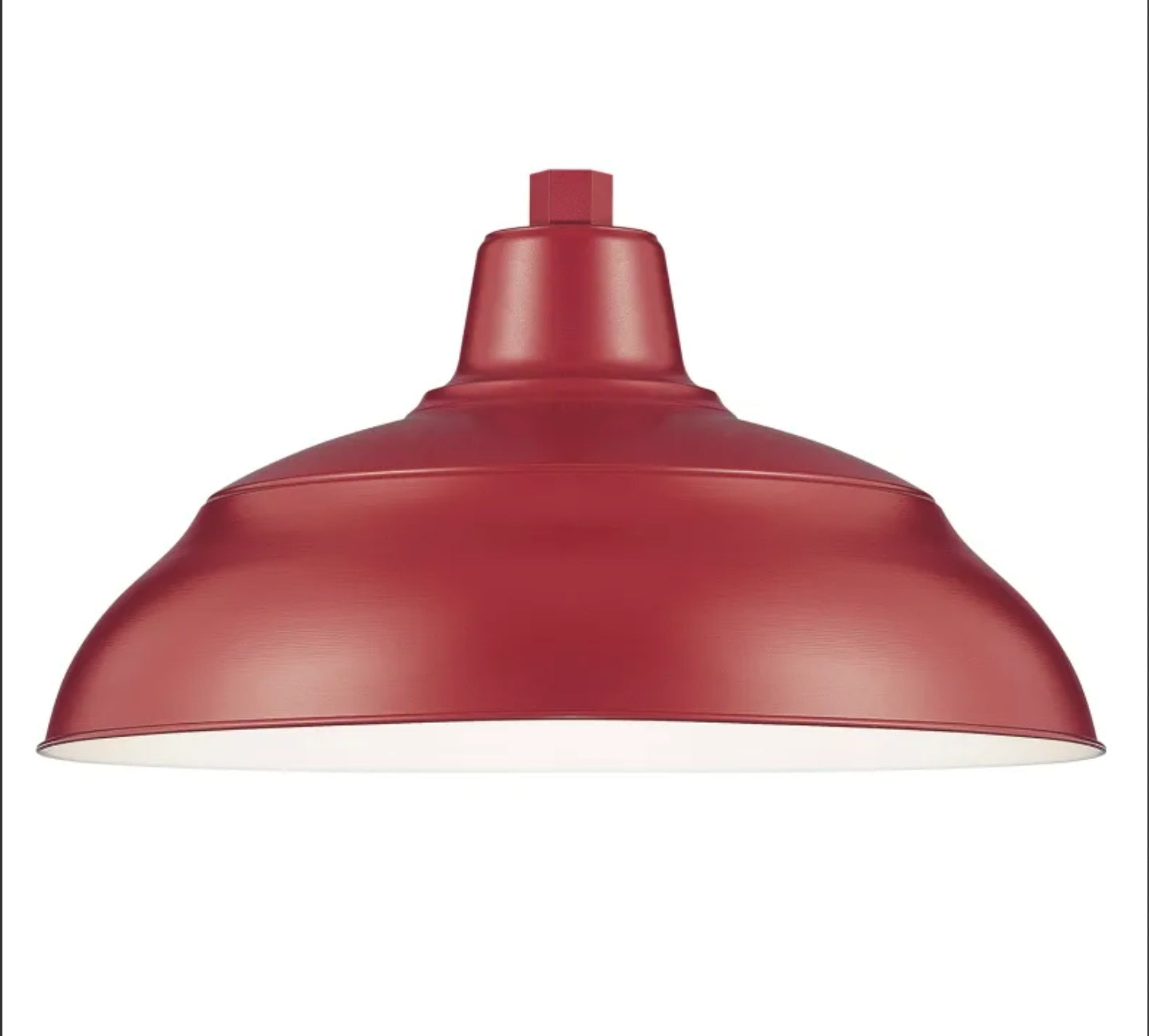 Millennium Lighting RMWHS17-SR Warehouse Shade in Satin Red