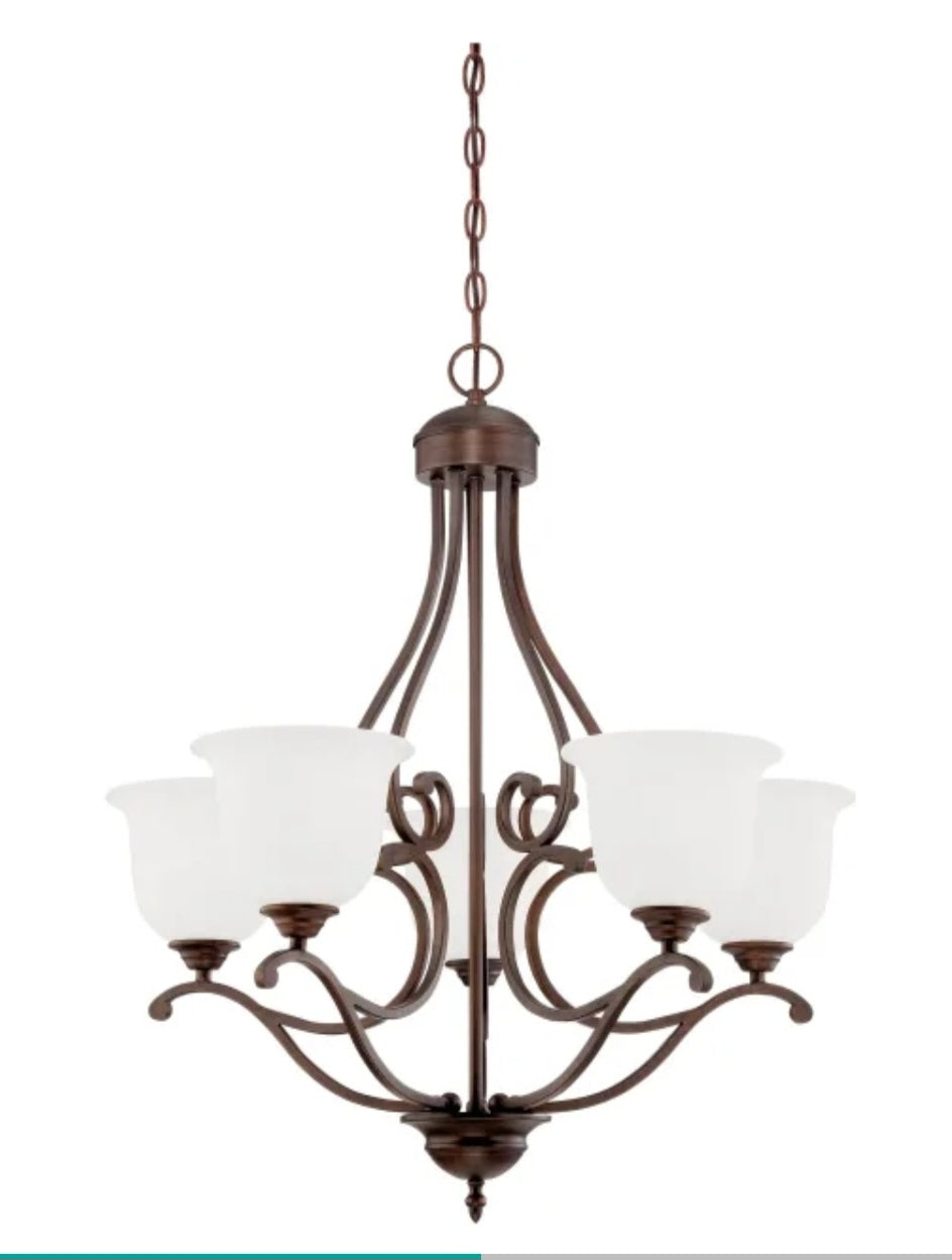 Millennium Lighting Courtney Lakes 5 Light 1 Tier Chandelier