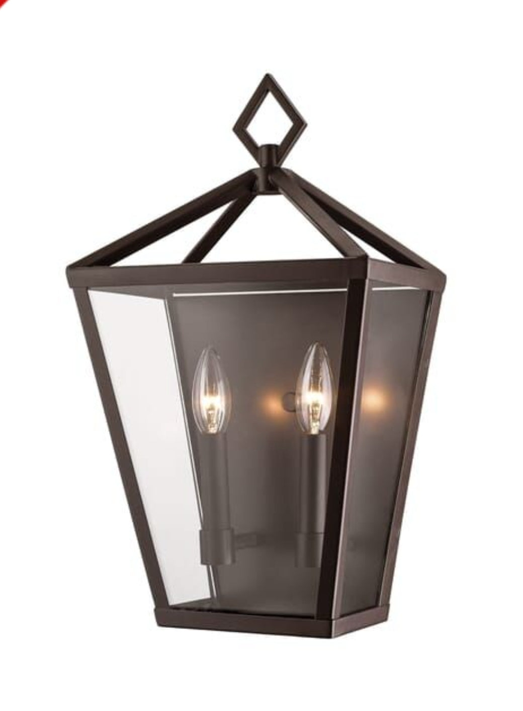 Millennium PBZ Lighting 2-Light Outdoor Wall Lantern in Powder Coat Bronze