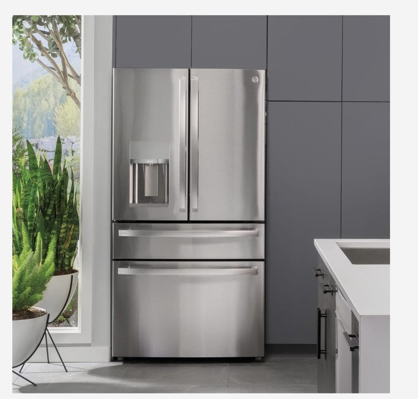 GE Profile 27.6 cu. ft. 4-Door French-Door Refrigerator - PVD28BYNFS