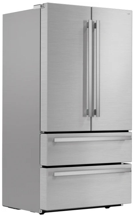 Sharp SJG2351FS
36 Inch French 4-Door Counter Depth Refrigerator with 22.5 Cu. Ft. Capacity, Adjustable Slide-In Shelf, Humidity-Controlled Crisper Drawers, 61240176