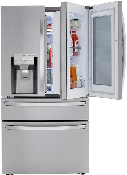 LG 30 Cu. ft. Smart Instaview Door-in-Door Refrigerator with Craft Ice - LRMVS3006S