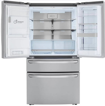 LG 30 Cu. ft. Smart Instaview Door-in-Door Refrigerator with Craft Ice - LRMVS3006S