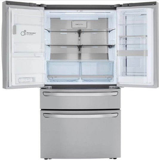 LG 30 Cu. ft. Smart Instaview Door-in-Door Refrigerator with Craft Ice - LRMVS3006S