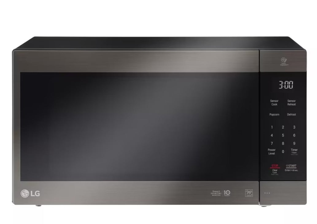 LG LMC2075BD Black Stainless Steel Series 2.0 cu. ft. NeoChef™ Countertop Microwave with Smart Inverter and EasyClean®