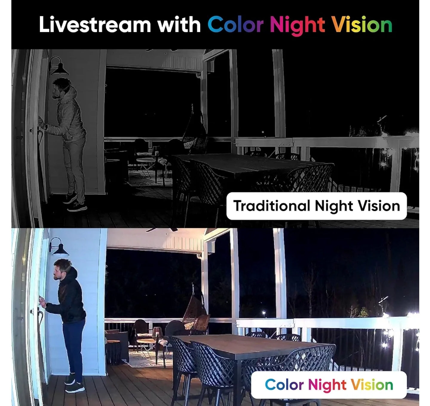 Wyze Cam OG Indoor/Outdoor 1080p Wi-Fi Smart Home Security Camera with Color Night Vision, Built-in Spotlight, Motion Detection, 2-Way Audio, Compatible with Alexa & Google Assistant, White