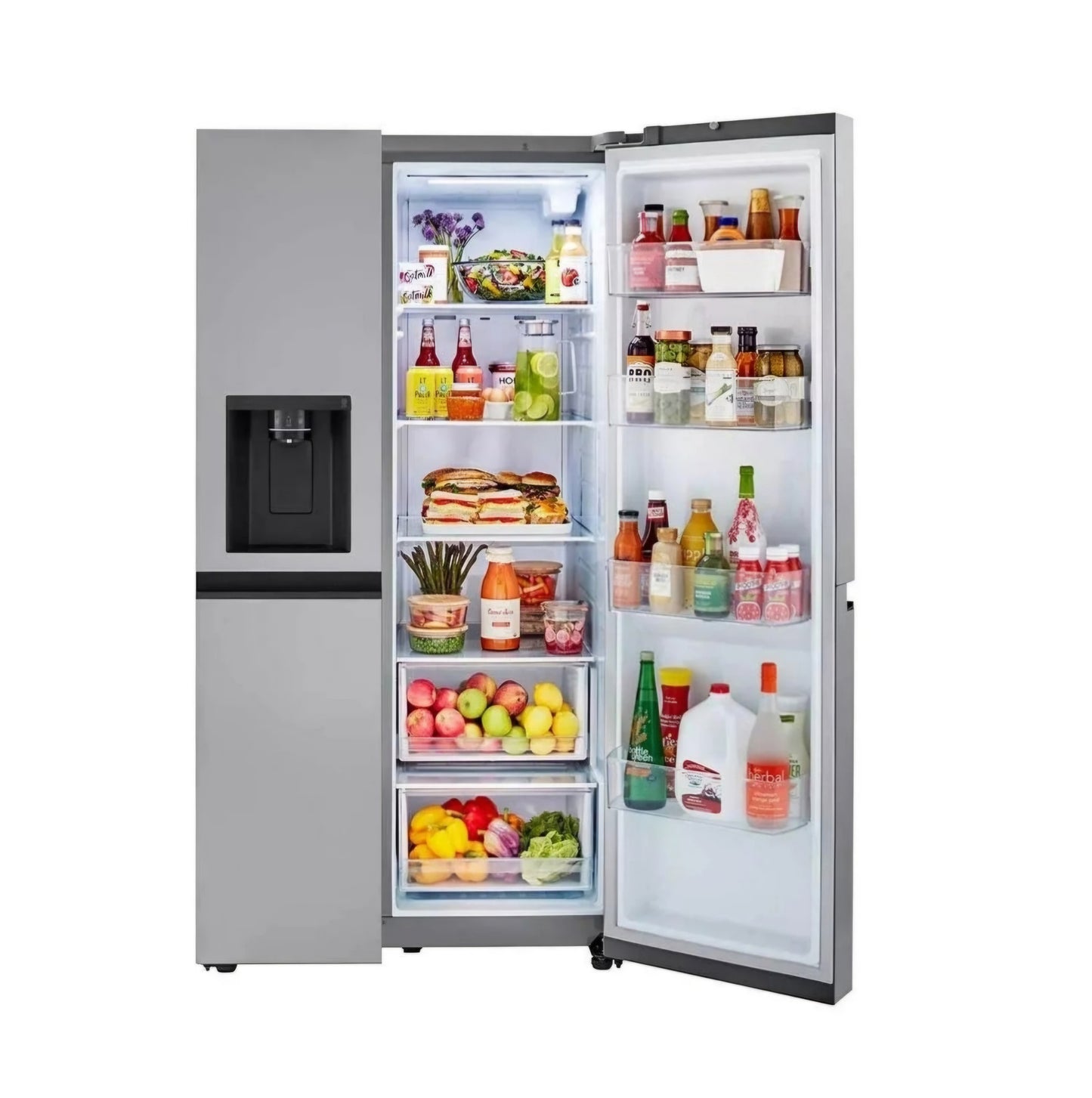 LG LRSXS2706S 27.16 Cu. Ft. Stainless Steel Side-by-Side PrintProof Refrigerator