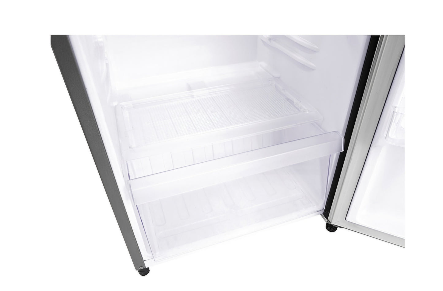 LG - 5.79 Cu. Ft. Top-Freezer Refrigerator with Semi Auto Defrost - Platinum Silver Model #LRONC0605V