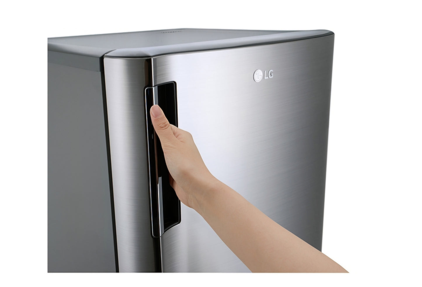 LG - 5.79 Cu. Ft. Top-Freezer Refrigerator with Semi Auto Defrost - Platinum Silver Model #LRONC0605V