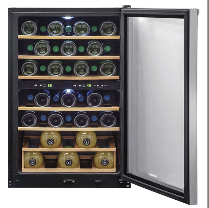 Frigidaire 38-Bottle Wine Cooler Stainless Steel Model # FFWC38B2RS