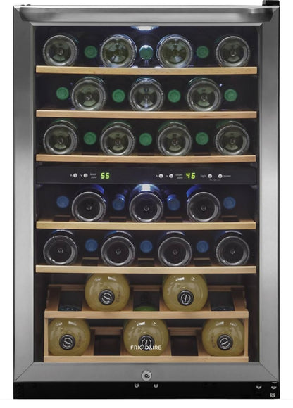 Frigidaire 38-Bottle Wine Cooler Stainless Steel Model # FFWC38B2RS