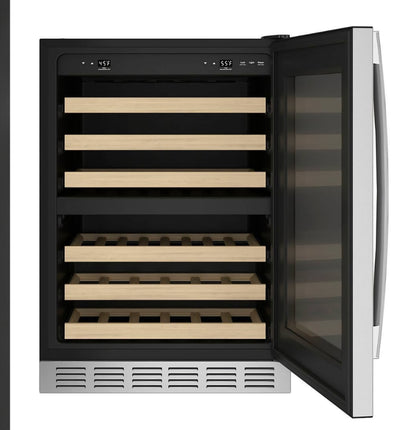 GE Profile - 44-Bottle Dual Zone Wine Cooler - Stainless Steel Model #PWS06DSPSS