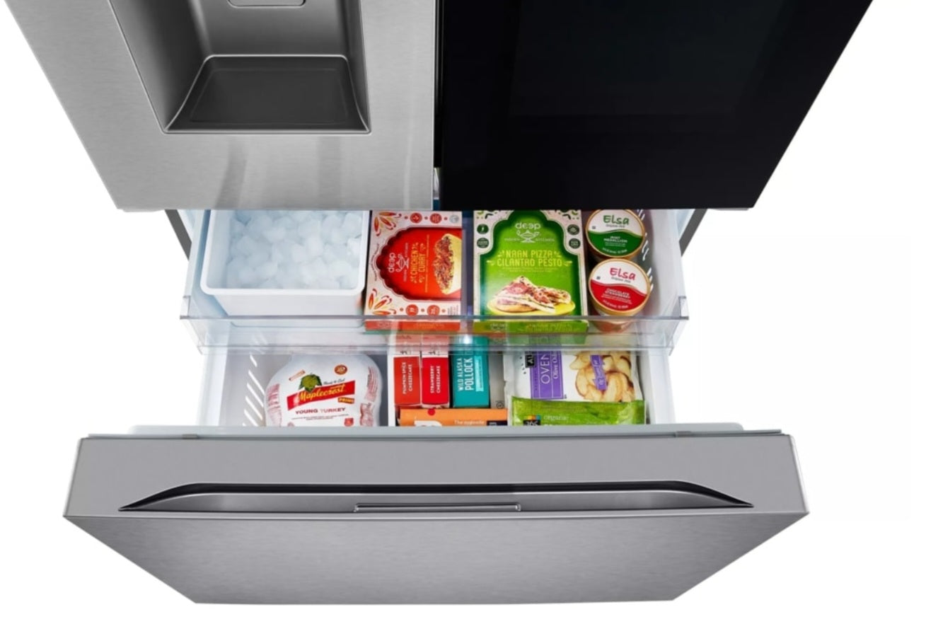 LG, 31 cu. ft. Smart Standard-Depth MAX French Door Refrigerator with InstaView Door-in-Door Model# LF31S6360S 518375112