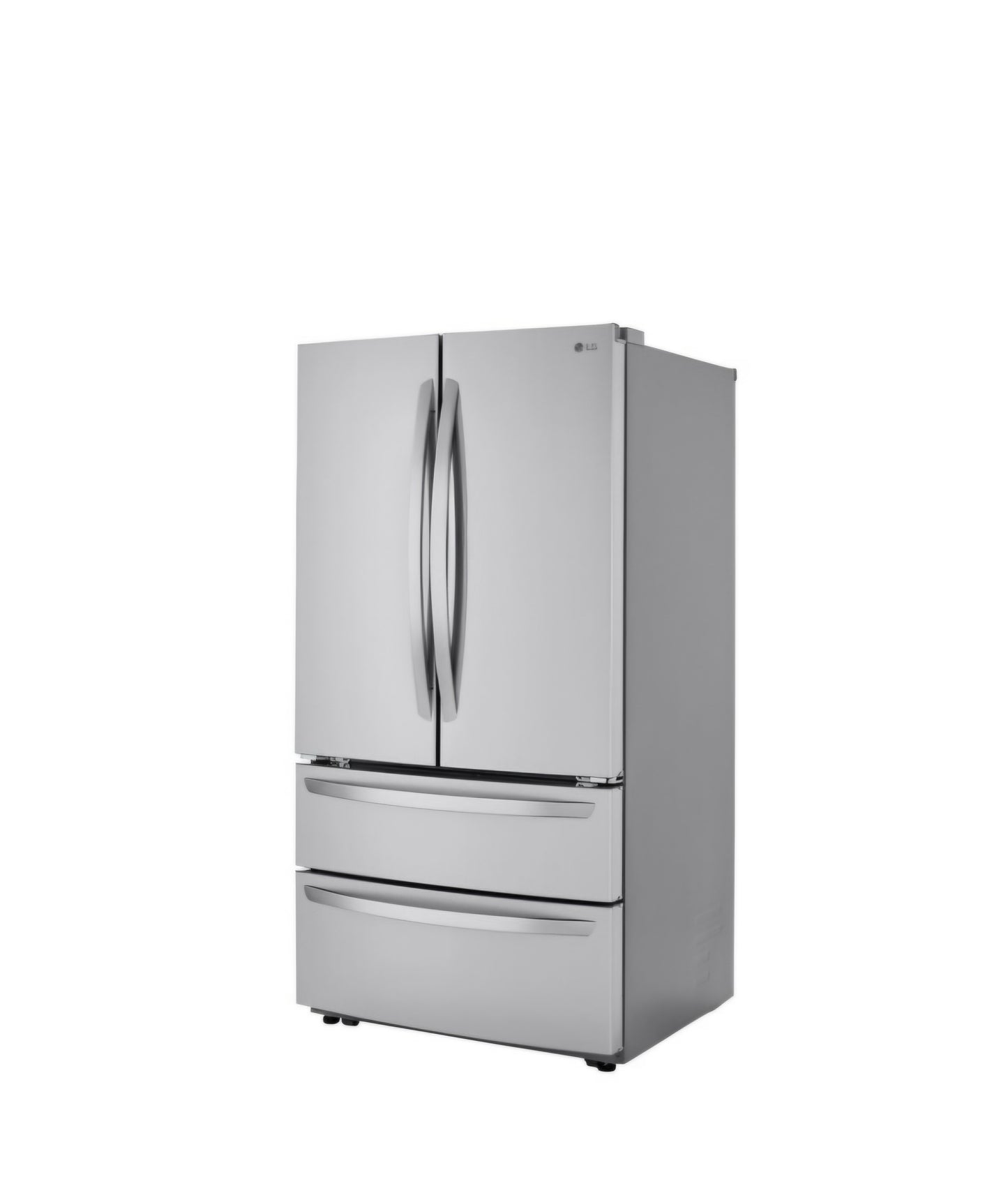 LG 27 cu. ft. 4-Door French Door Refrigerator with Internal Water Dispenser in PrintProof Stainless Steel LMWS27626S