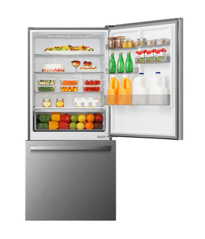 Hisense 17.2-cu ft Counter-depth Bottom-Freezer Refrigerator (Fingerprint Resistant Stainless Steel) ENERGY STAR MODEL#HRB171N6ASE