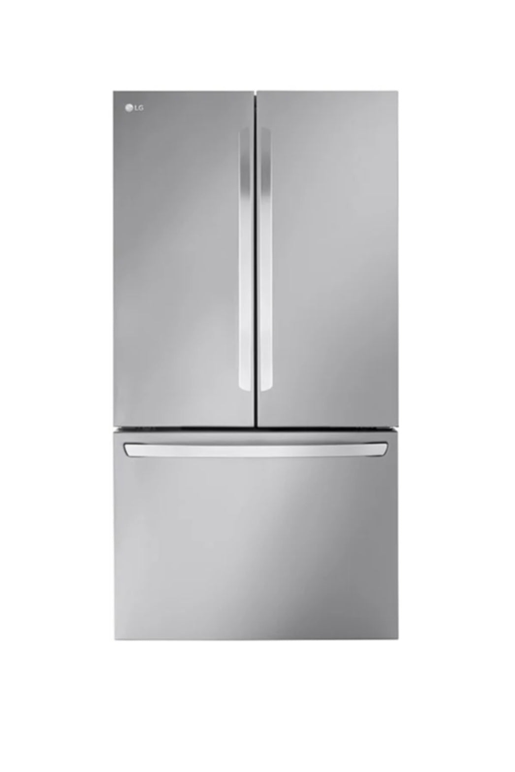 36 Inch Smart Freestanding Counter-Depth MAX™ French Door Refrigerator with 26.5 cu. ft. Total Capacity, Internal Water Dispenser, Ice Maker, and Energy Star Certified: PrintProof Stainless 092175127