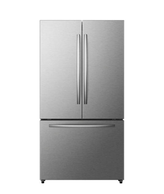 Mora New 26.6 Cu. ft. 35.98 in Standard Depth French Door Refrigerator MODEL#MRF266N6CSE