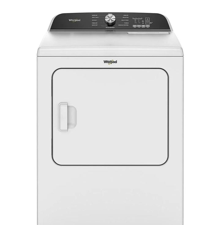 WED6150PW Whirlpool 29" 7.0 cu. ft. Front Load Electric Dryer with Quick Dry and Wrinkle Shield - White
model: wed6150pw