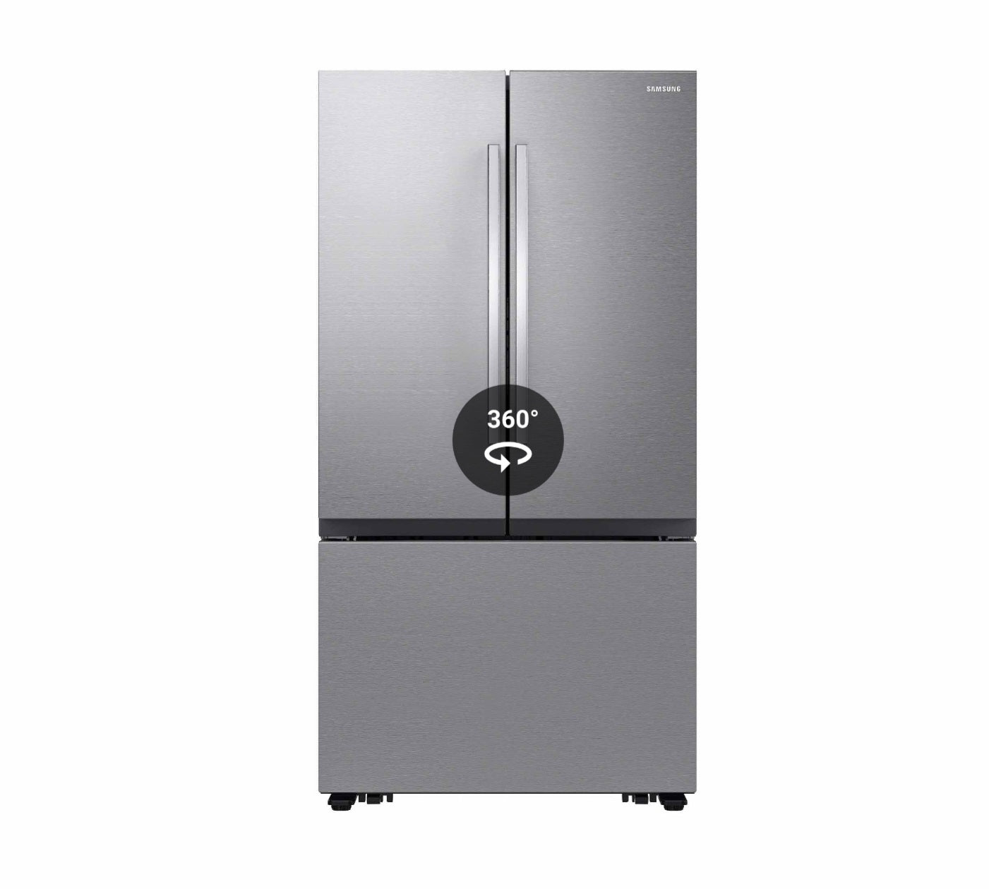 Samsung Mega Capacity 31.5-cu ft Smart French Door Refrigerator with Duallce Maker (Fingerprint Resistant
Stainless Steel) ENERGY STAR
. Model #RF32CG5100SR