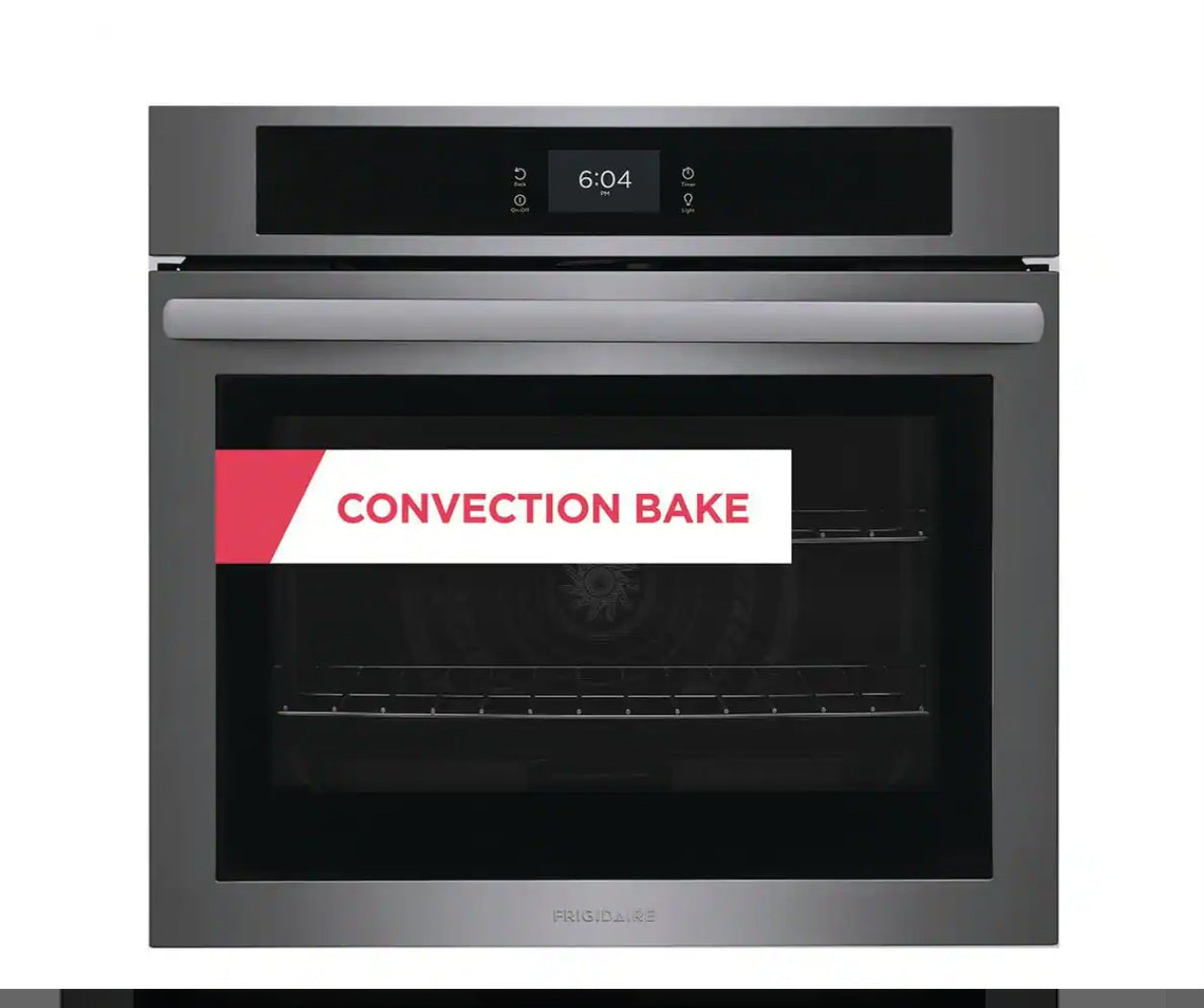 30 in. Single Electric Built-In Wall Oven with Convection in Black Stainless Steel MODEL# FCWS3027ADC 009877123