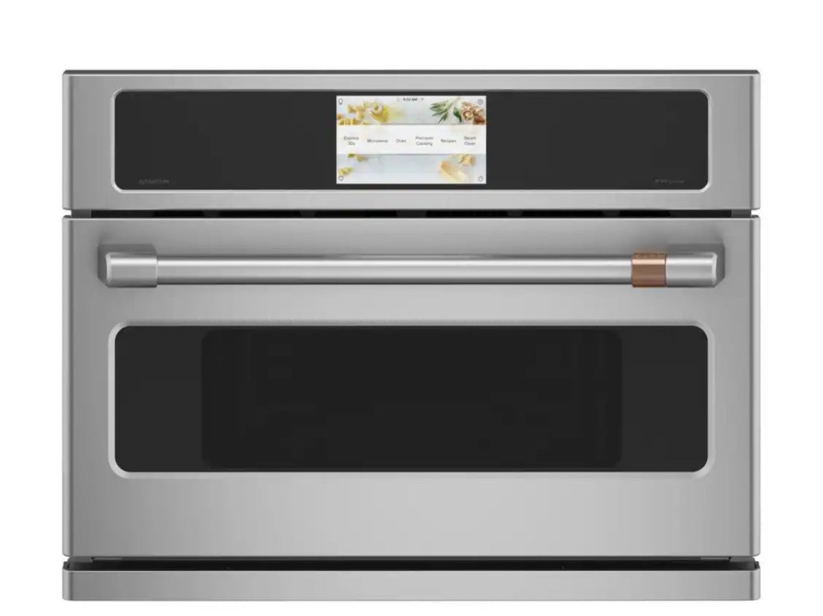 27 in. 1.7 cu. ft. Smart Electric Wall Oven and Microwave Combo with 120 Volt Advantium Technology in Stainless Steel MODEl#CSB923P2N2S1 8812400919