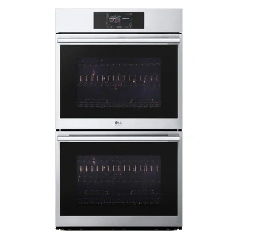 STUDIO 4.7 cu. ft. SMART Double Wall Oven in Stainless Steel with LCD Touch-Screen, Instaview, Steam Sous Vide & Air Fry MODEL#WDES9428F 3365541