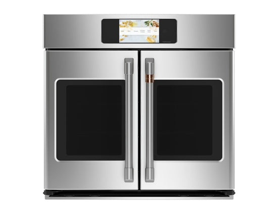 Cafe Professional 30-in Smart Single Electric Wall Oven with Air Fry True Convection and Self-cleaning (Stainless
Steel)
 Model #CTS90FP2NS1