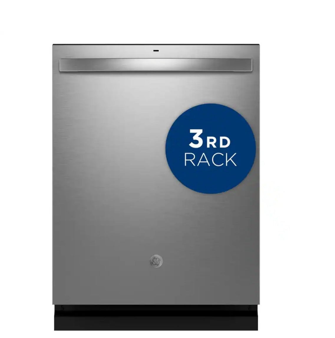 GE 24 in. Top Control Built-In Tall Tub Dishwasher in Fingerprint Resistant Stainless with Dry Boost, 3rd Rack, and 47dBA. MODEL# GDT650SYVFS 98623658